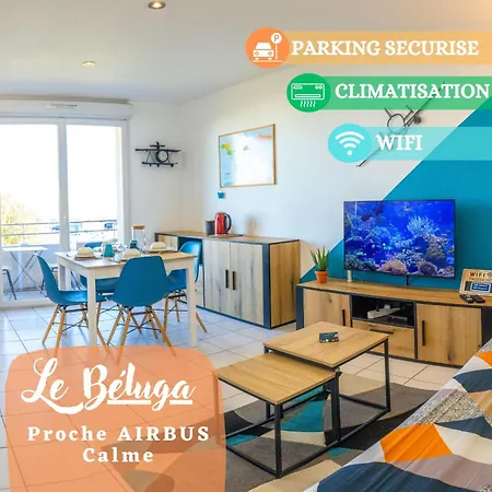 Le Beluga - Escale Confort Proche Airbus Colomiers Esterno foto