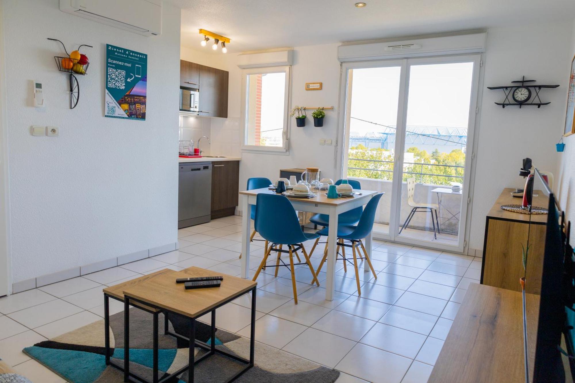 Le Beluga - Escale Confort Proche Airbus Apartment